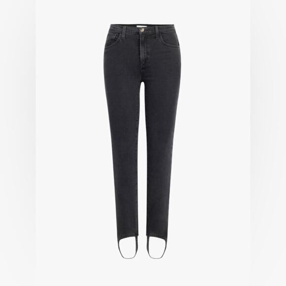 Favorite Daughter NWT The Evelyn High Rise Slim Straight Jean With Stirrup 24 - Picture 1 of 7